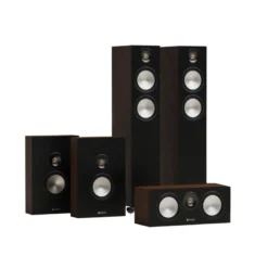 Monitor Audio Bronze 300 7G 5.0 högtalarpaket, valnöt
