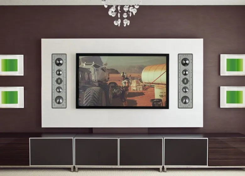Monitor Audio CP-IW460X inbyggnadshögtalare för vägg med backbox, styck
