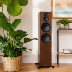 Monitor Audio Silver 500 8G golvhögtalare, valnöt par