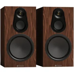 Monitor Audio Silver 100 8G stativhögtalare, valnöt par