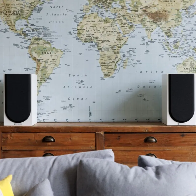 Monitor Audio Silver 50 8G stativhögtalare, vitt par