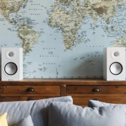Monitor Audio Silver 50 8G stativhögtalare, vitt par
