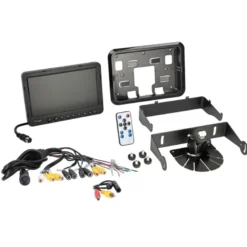 Monitor 9"" med 4 videoingångar