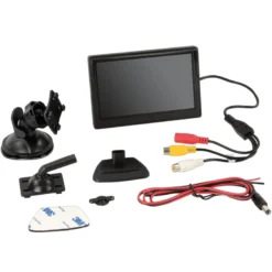Monitor 5"" universal med 2 videoingångar