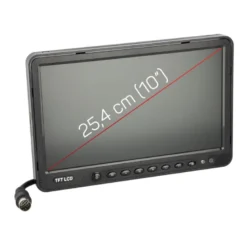 Monitor 10"" universell med 4 videoingångar