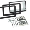 Monteringsram 2-DIN Alfa 159/Brera/Spider, svart