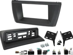 Monteringsram 2-DIN BMW X3 E83, svart