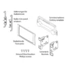 Monteringsram 2-DIN Chrysler/Dodge/Jeep