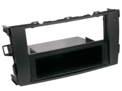 Monteringsram 1-din +fack Toyota Auris 2007- Svart