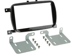 Monteringsram 2-DIN Fiat 500, piano black