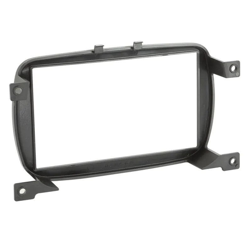 Monteringsram 2-DIN Fiat 500, piano black