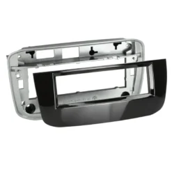 Monteringsram 1-DIN Fiat Punto/EVO, piano black