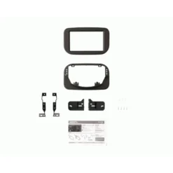 Monteringsram 2-DIN Ford Transit, matt svart