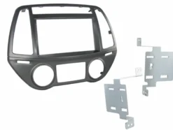 Monteringsram 2-din Hyundai i20 2012- Silver