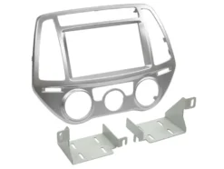 Monteringsram 2-DIN Hyundai i20, silver