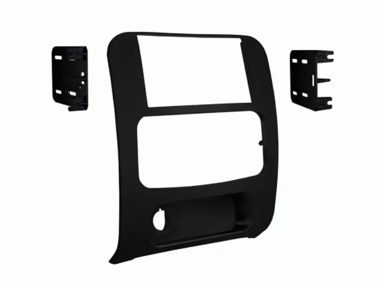 Monteringsram 2-DIN Jeep Cherokee/Liberty, svart