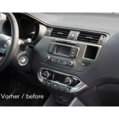 Monteringsram 2-din Kia Rio 11- antrasit