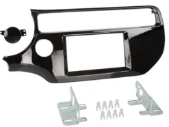 Monteringsram 2-DIN Kia Rio, piano black