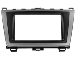 Monteringsram 2-DIN Mazda 6, silver/svart