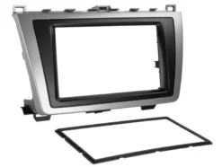 Monteringsram 2-DIN Mazda 6, silver/svart