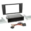 Monteringsram 2-din med inbyggd Qi-laddning, Audi A4 99-01