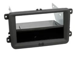 Monteringsram 2-DIN med prylfack Seat/Skoda/VW