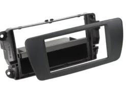 Monteringsram 2-DIN med prylfack Seat Ibiza, nit black