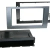Monteringsram 2-DIN med prylfack Audi/Seat, antracit
