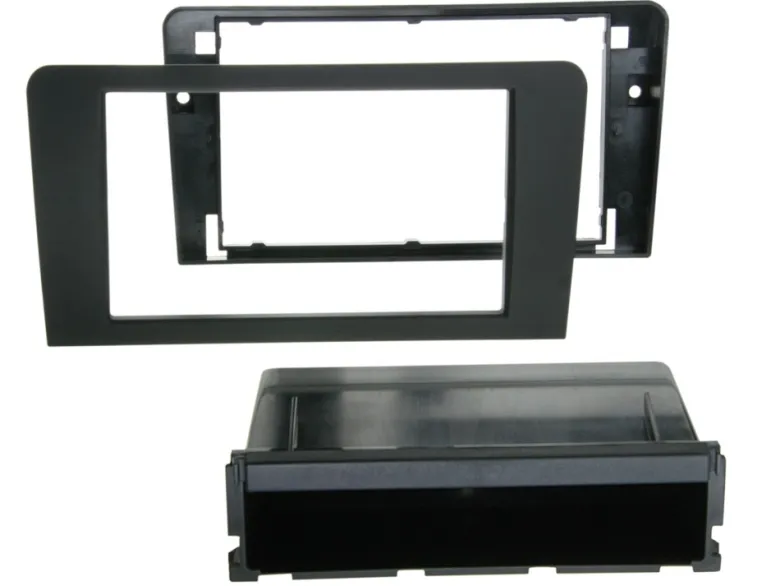 Monteringsram 2-DIN med prylfack Audi A3 2003-2013