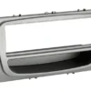 Monteringsram 1-DIN med prylfack Ford, silver