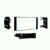 Monteringsram 2-DIN med prylfack Nissan Micra/Note/Versa, svart