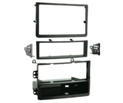 Monteringsram 2-DIN med prylfack, Nissan 350Z 2006-2009