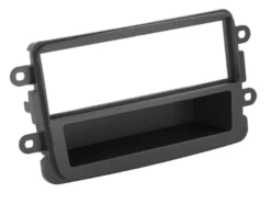 Monteringsram 1-DIN med prylfack Dacia/Fiat/Nissan/Opel/Renault