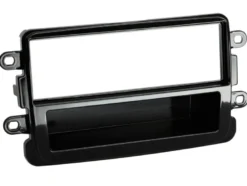 Monteringsram 1-DIN med prylfack Dacia/Fiat/Nissan/Opel/Renault