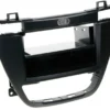 Monteringsram 2-DIN med prylfack, Opel Insignia 2008-2013, svart