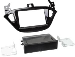 Monteringsram 2-DIN med prylfack Opel Adam/Corsa E