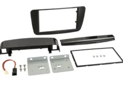 Monteringsram 2-DIN Mercedes A/CLA/GLA svart