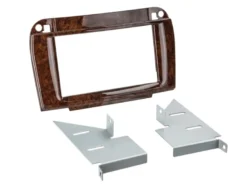 Monteringsram 2-DIN Mercedes CL/S-class, root wood