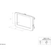 Monteringsram 2-DIN Mercedes S-klass, root wood