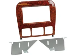 Monteringsram 2-DIN Mercedes S-klass, root wood