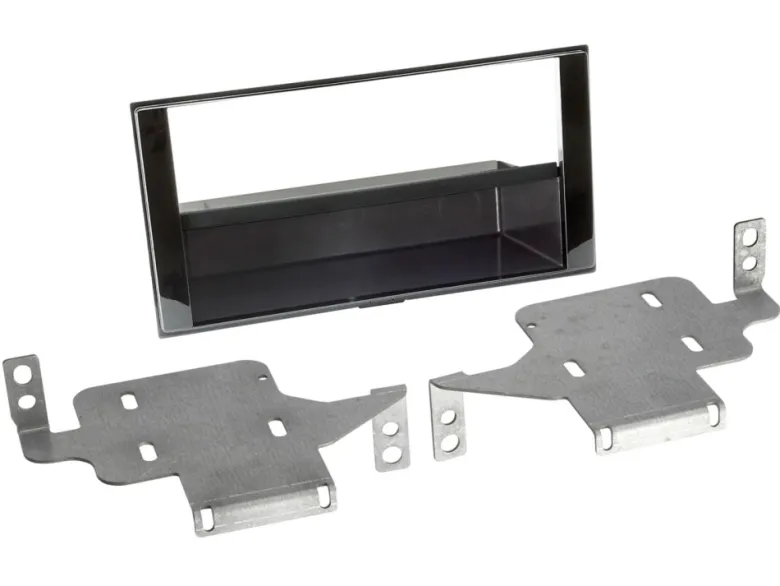 Monteringsram 2-DIN Nissan Juke, piano black