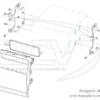 Monteringsram 2-din Nissan Primastar 2011-