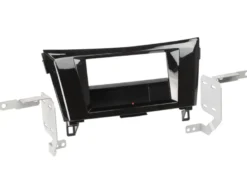 Monteringsram 2-DIN Nissan Qashqai/X-Trail, piano black