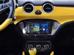 Monteringsram 2-DIN Opel Adam/Corsa E, piano black