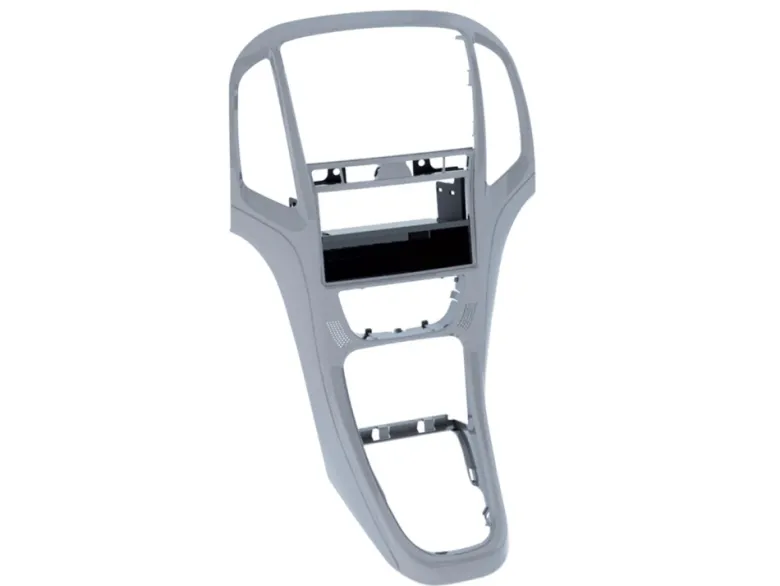 Monteringsram 2-DIN Opel Astra J, platin silver