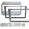 Monteringsram 2-din opel Charcoal-metallic