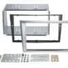 Monteringsram 2-DIN Opel Corsa C, aluminium