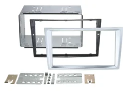 Monteringsram 2-DIN Opel matt krom