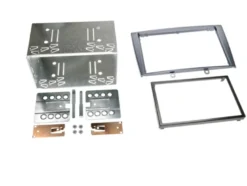 Monteringsram 2-DIN Peugeot 308 silver