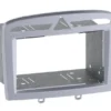 Monteringsram 2-DIN Peugeot 308, varm silver